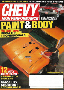 CHEVY HIGH PERFORMANCE 2009 JUNE - PAINT & BODY, CARB SPACERS, LSX SHOOTOUT